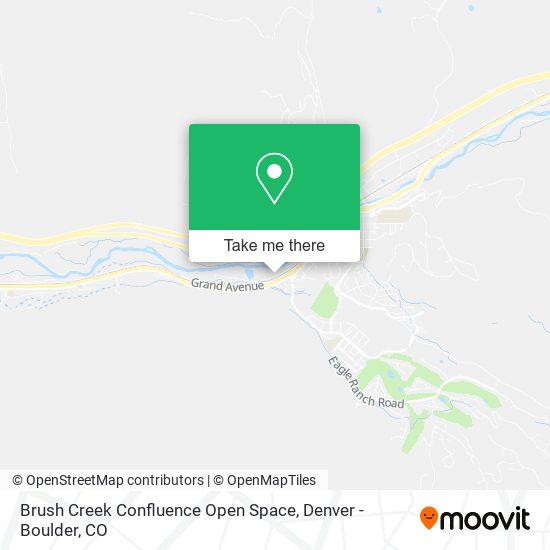 Brush Creek Confluence Open Space map