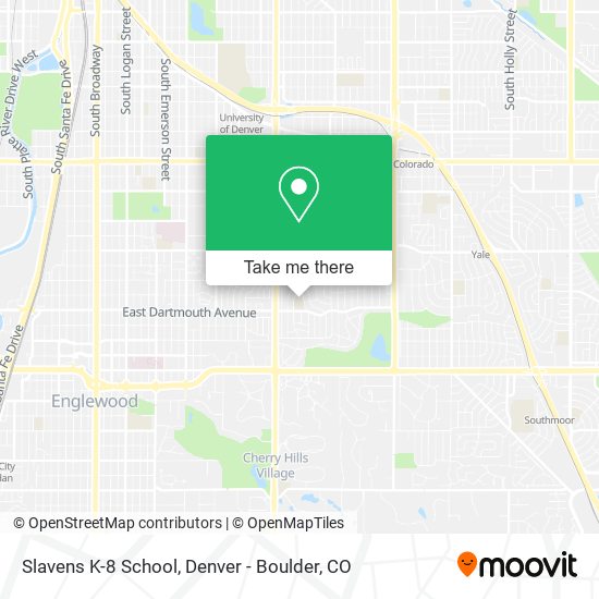 Mapa de Slavens K-8 School