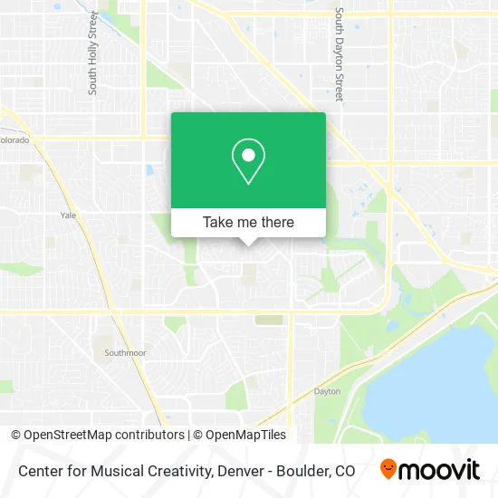 Center for Musical Creativity map