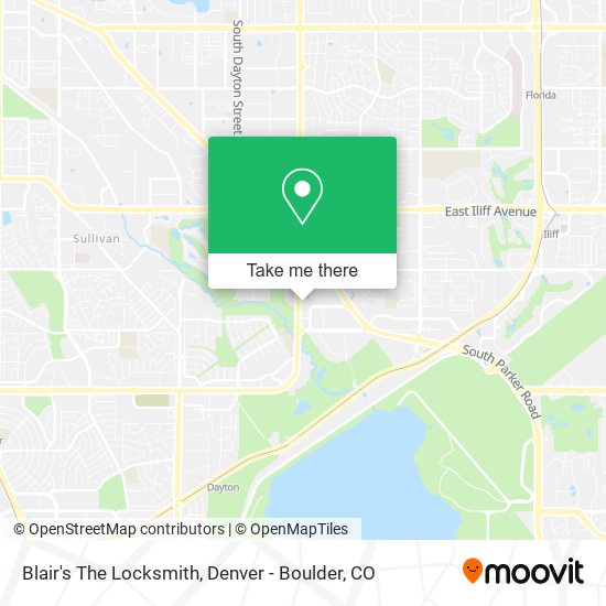 Mapa de Blair's The Locksmith