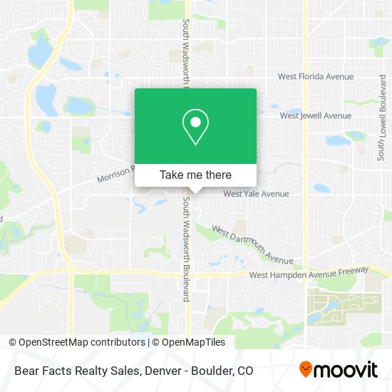 Bear Facts Realty Sales map