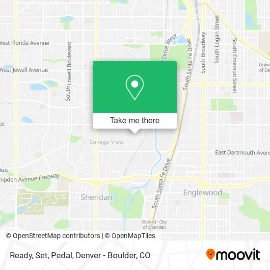 Ready, Set, Pedal map