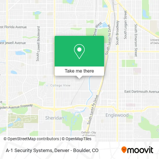 A-1 Security Systems map