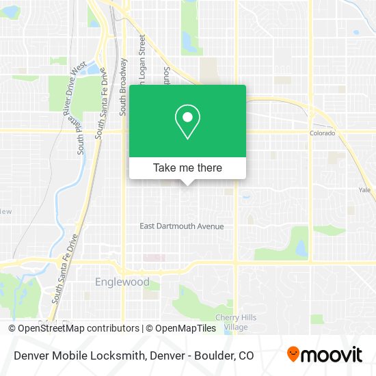 Denver Mobile Locksmith map