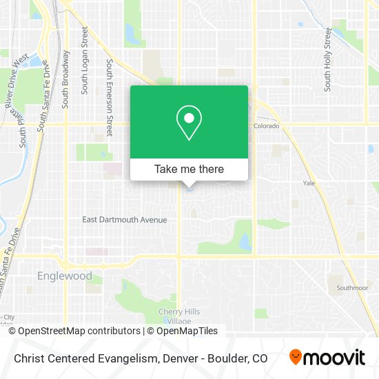 Christ Centered Evangelism map
