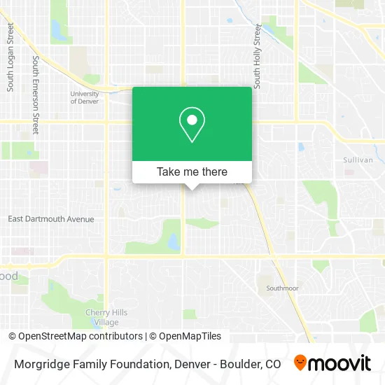 Morgridge Family Foundation map