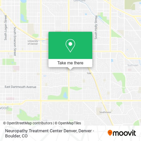 Neuropathy Treatment Center Denver map