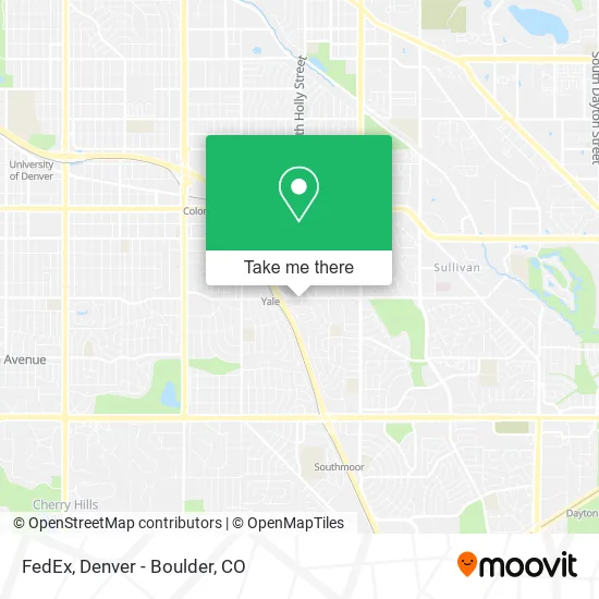 Mapa de FedEx
