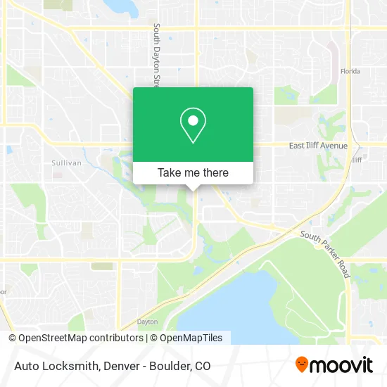 Auto Locksmith map