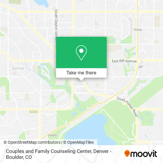 Couples and Family Counseling Center map