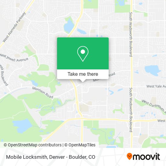 Mobile Locksmith map