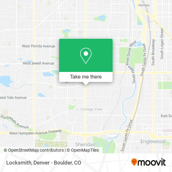 Locksmith map