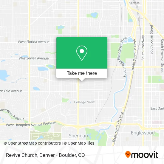 Revive Church map