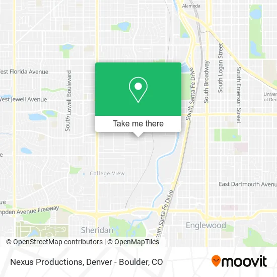 Nexus Productions map