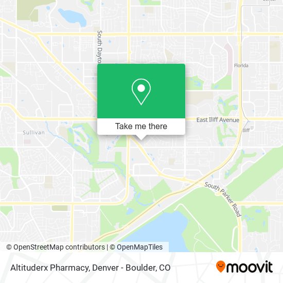Altituderx Pharmacy map