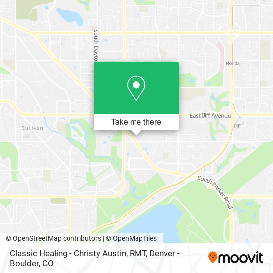 Classic Healing - Christy Austin, RMT map