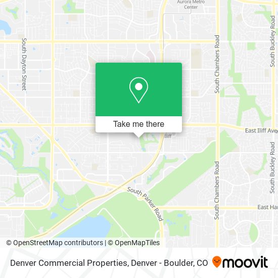 Mapa de Denver Commercial Properties