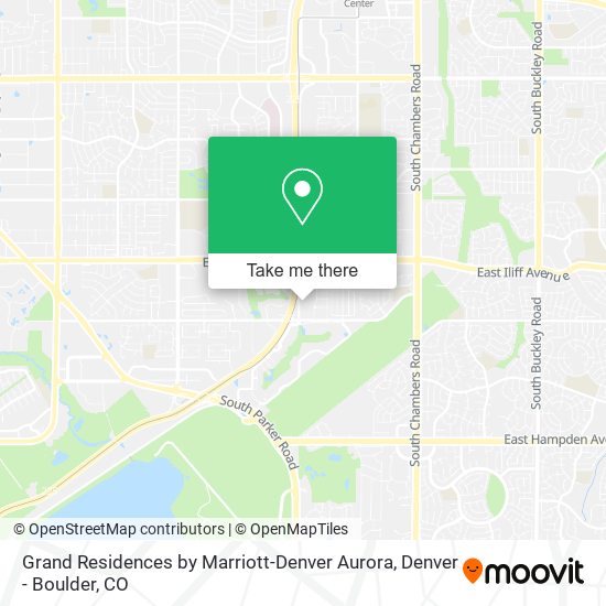 Mapa de Grand Residences by Marriott-Denver Aurora