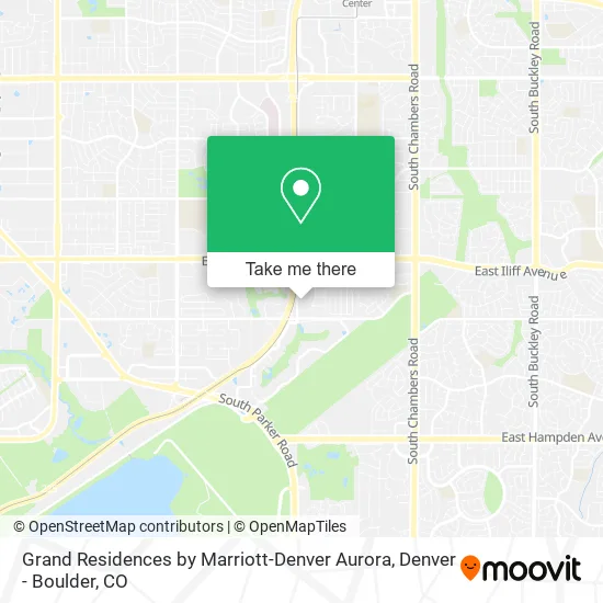Mapa de Grand Residences by Marriott-Denver Aurora