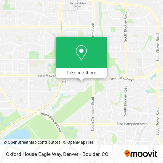 Mapa de Oxford House Eagle Way