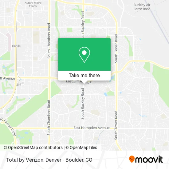 Total by Verizon map