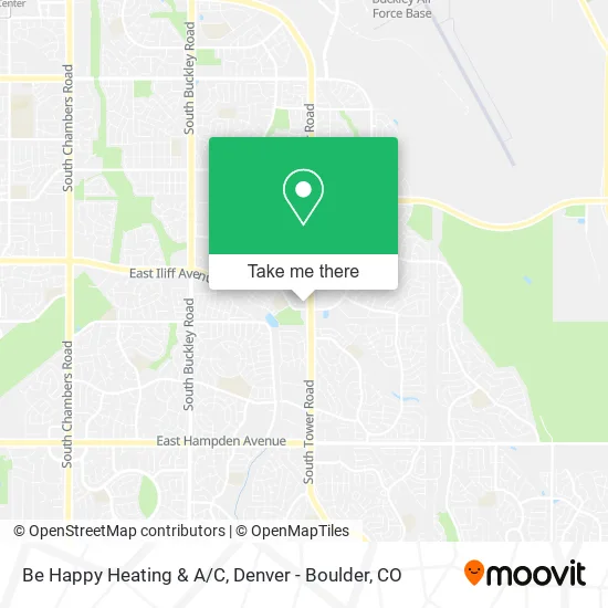 Be Happy Heating & A/C map