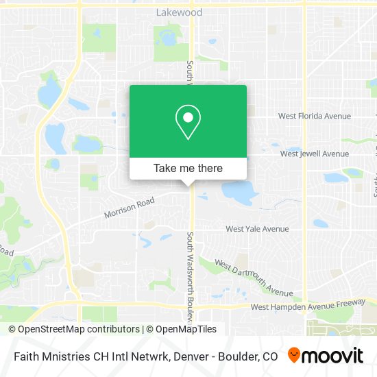Faith Mnistries CH Intl Netwrk map