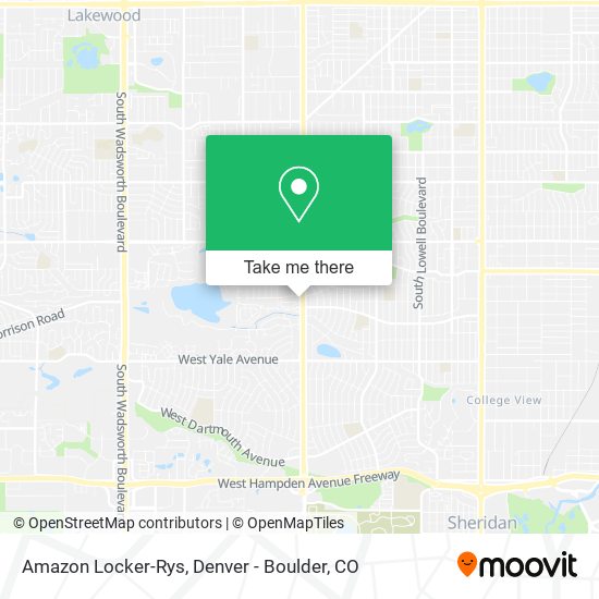 Amazon Locker-Rys map