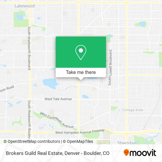 Brokers Guild Real Estate map