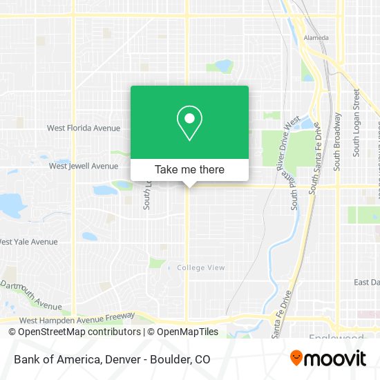 Mapa de Bank of America