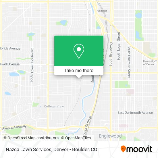 Nazca Lawn Services map