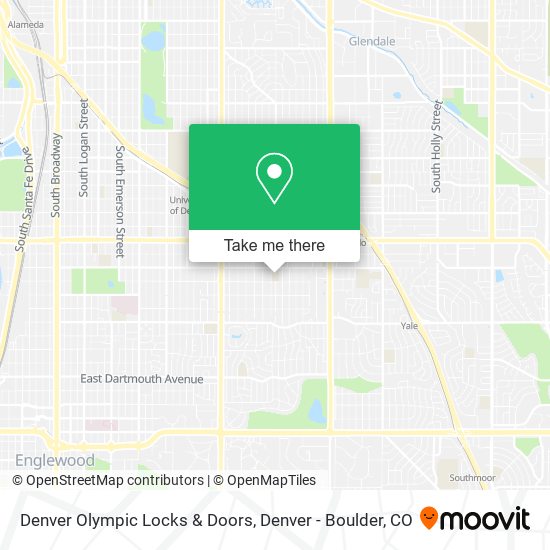 Denver Olympic Locks & Doors map