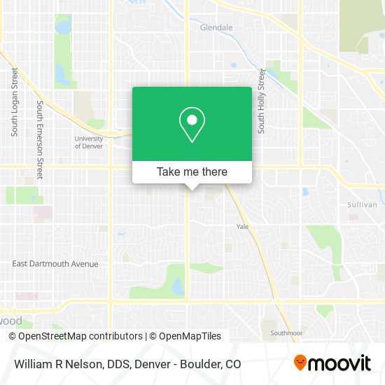 Mapa de William R Nelson, DDS