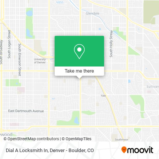 Dial A Locksmith In map