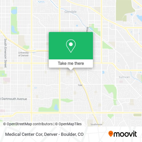 Medical Center Cor map