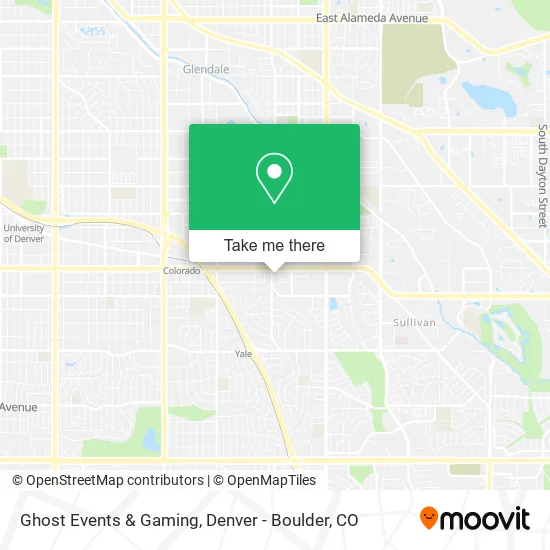 Ghost Events & Gaming map