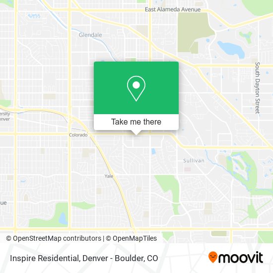 Inspire Residential map