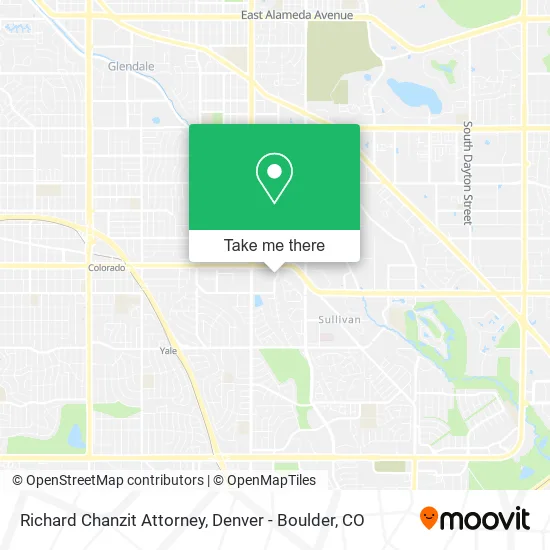 Richard Chanzit Attorney map