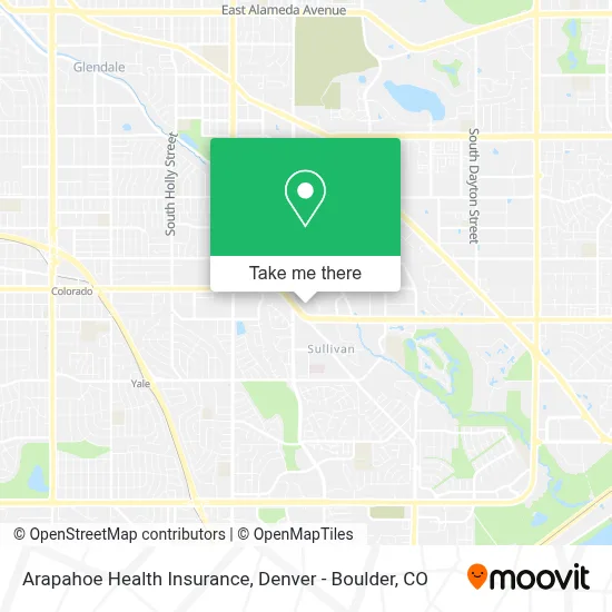 Arapahoe Health Insurance map