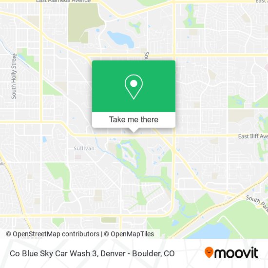 Co Blue Sky Car Wash 3 map
