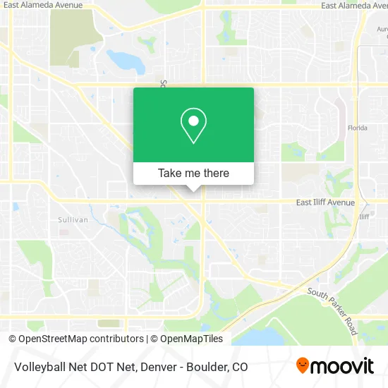 Volleyball Net DOT Net map