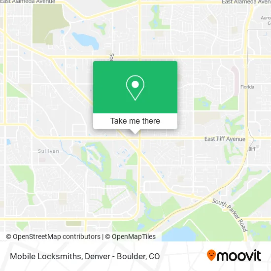 Mobile Locksmiths map