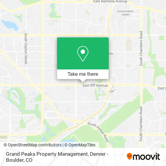 Mapa de Grand Peaks Property Management