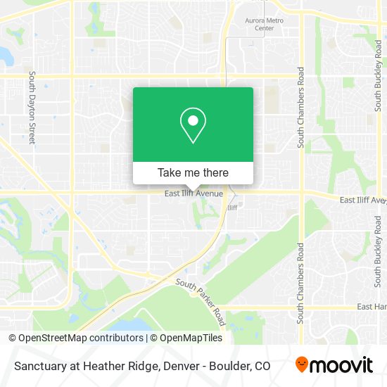 Mapa de Sanctuary at Heather Ridge