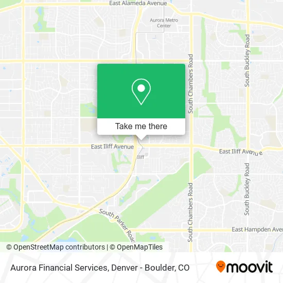 Mapa de Aurora Financial Services