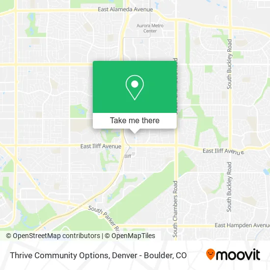 Mapa de Thrive Community Options