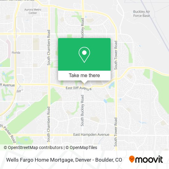 Mapa de Wells Fargo Home Mortgage