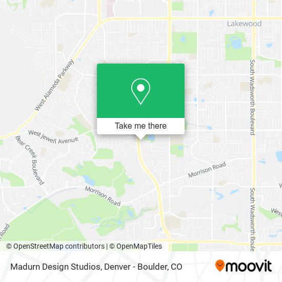 Mapa de Madurn Design Studios