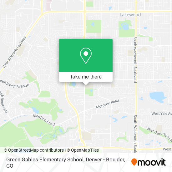 Mapa de Green Gables Elementary School