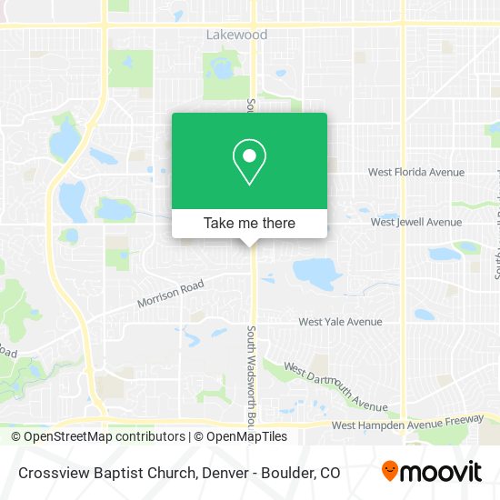 Crossview Baptist Church map